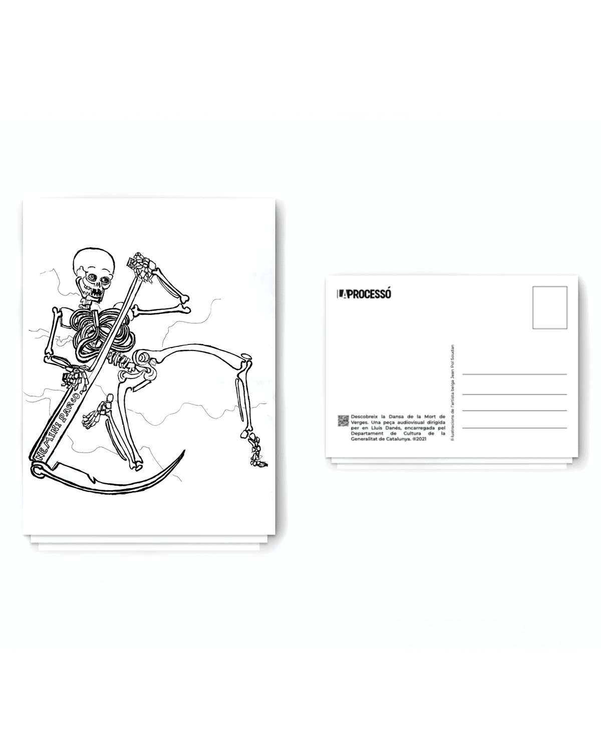 Postals Dansa de la Mort Jean Paul Soudan