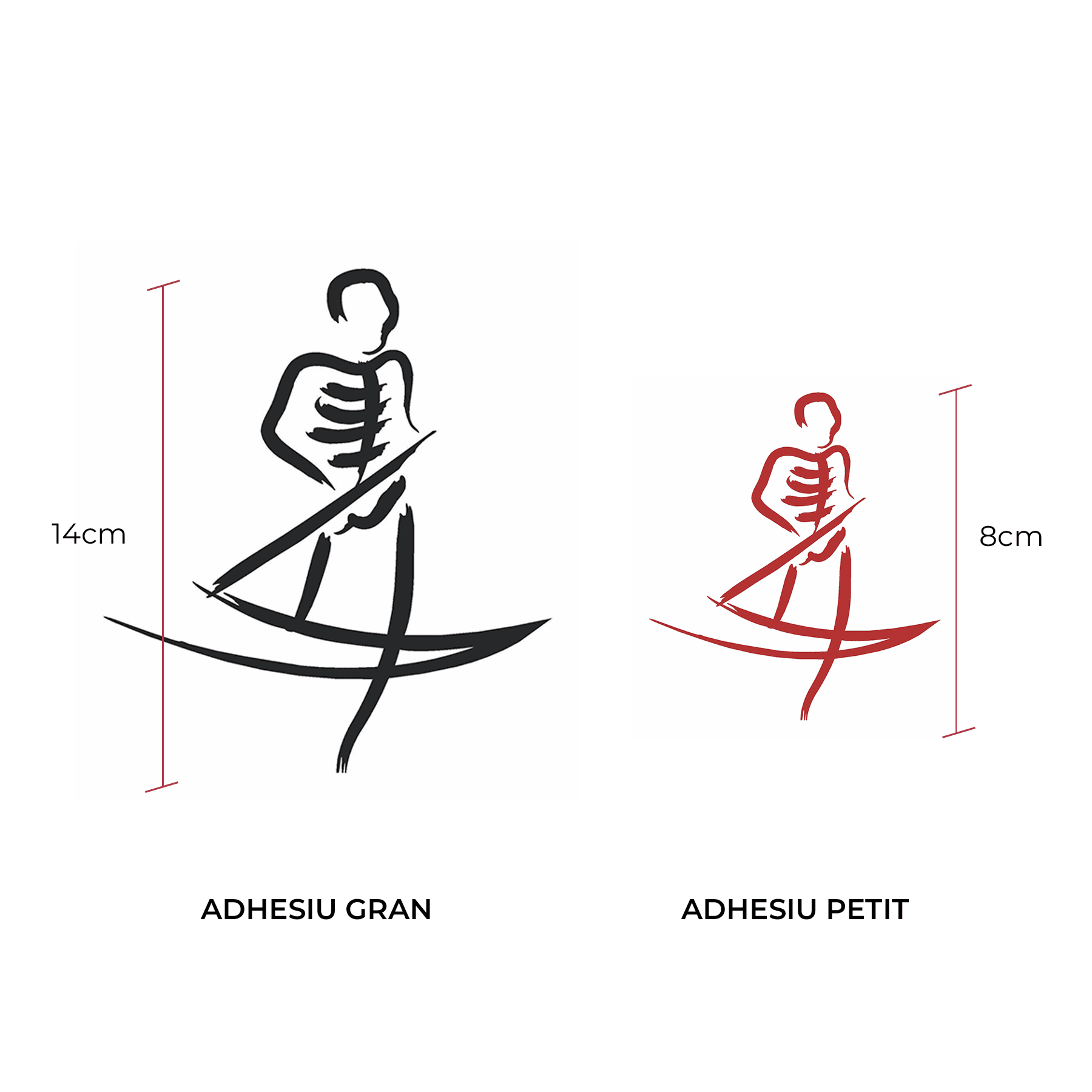 Adhesiu sense fons - Símbol Dansa de la Mort